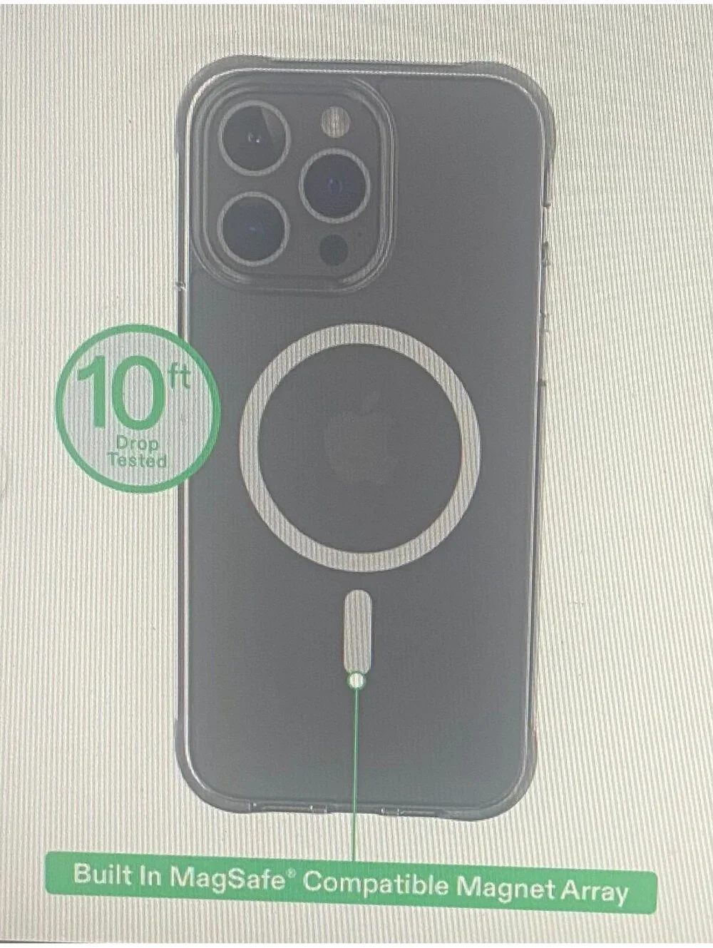 Onn Case for iPhone 13 Pro Max/12 Pro Max Clear